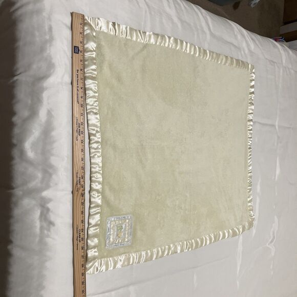 carters baby kisses Baby blanket frog duck Fleece Vintage Butter Yellow 34x29” - Picture 6 of 11